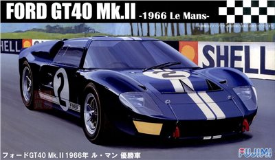FUJIMI 1/24 Ford GT40 Mk-II 1966 利曼賽道優勝車 LeMans Winner 富士美 RS16 組裝模型