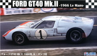 FUJIMI 1/24 Ford GT40 Mk-II 1966 LeMans 2nd 富士美 RS32 組裝模型