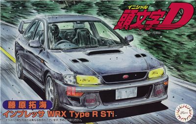 FUJIMI 1/24 頭文字D Impreza WRX TypeR Sti 藤原拓海 富士美 ISD18 組裝模型