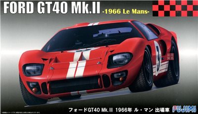 FUJIMI 1/24 Ford GT40 1966 LeMans 利曼賽道 富士美 RS51 組裝模型