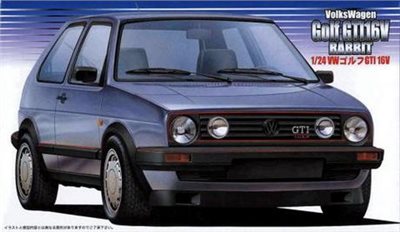 FUJIMI 1/24 VW Golf GTI 16V 富士美 RS18 組裝模型