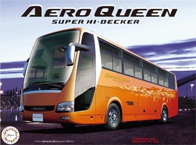 FUJIMI 1/32 三菱 FUSO AERO QUEEN Super Hi-Decker 富士美 觀光巴士4 組裝模型