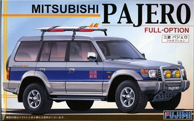 FUJIMI 1/24 三菱 MITSUBISHI PAJERO Full-Option 富士美 ID130 組裝模型