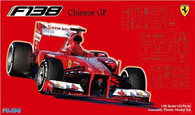 FUJIMI 1/20 Ferrari F138 中國站 GP 富士美 GP56 組裝模型
