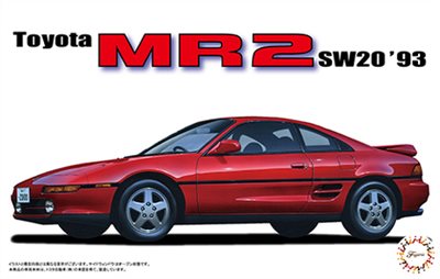 FUJIMI 1/24 TOYOTA MR2 SW20 1993 富士美 ID40 組裝模型