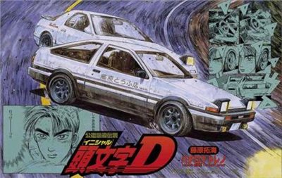 FUJIMI 1/24 頭文字D Trueno 前期型 1600GT APEX AE86 藤原拓海 富士美 ISD1 組裝模型