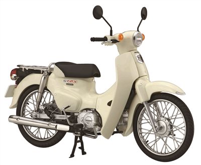FUJIMI 1/12 HONDA Super CUB 110 經典白 富士美 BikeNX9 組裝模型