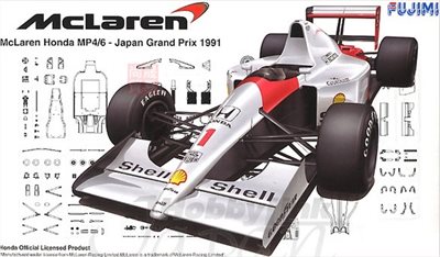FUJIMI 1/20 McLaren Honda MP4/6 1991 日本GP 富士美 GP10 組裝模型