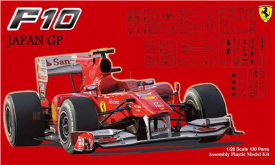 FUJIMI 1/20 Ferrari F10 Japan GP 富士美 GP32 組裝模型