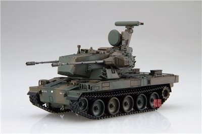 FUJIMI 1/72 87式自走高射機關砲 兩輛套組 付自衛隊員人形 富士美 Mi9EX2 陸上自衛隊 組裝模型