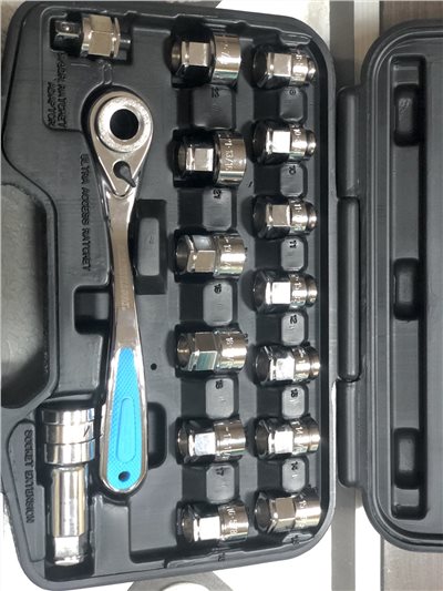 16Pcs Go-thru Socket set