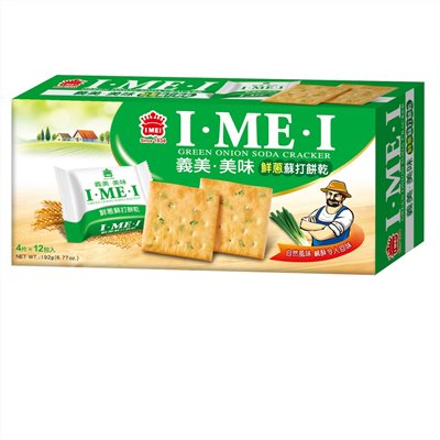 義美美味鮮蔥蘇打餅乾192g