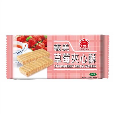 義美夾心酥-草莓152g