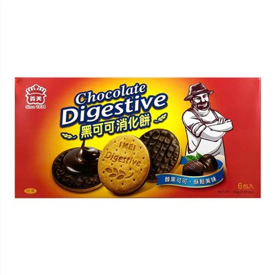 義美黑可可消化餅156g