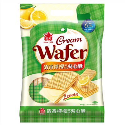 義美夾心酥-清香檸檬400g