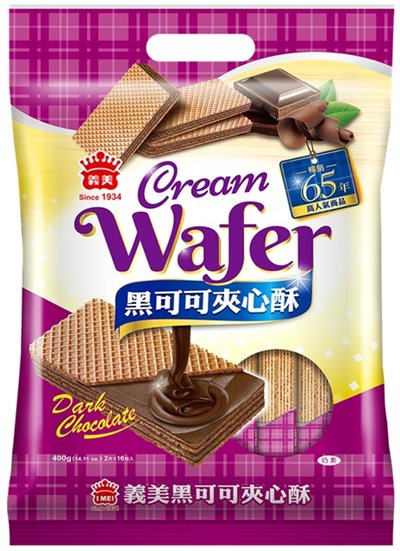 義美夾心酥-黑可可400g