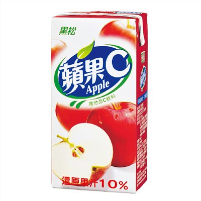 黑松-蘋果C果汁(300ml*24入/箱)