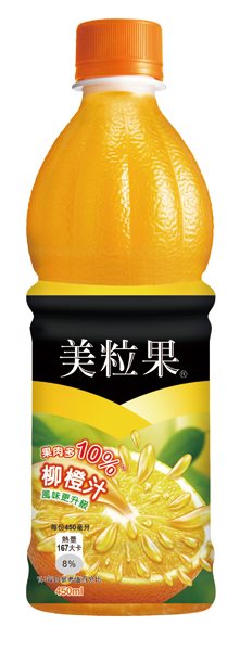 美粒果柳橙汁(450ml*24入/箱)