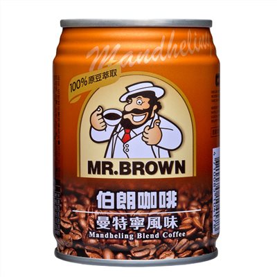 金車-伯朗咖啡曼特寧風味(240ml*24入/箱)