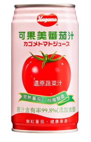 可果美蕃茄汁(有鹽)(340ml*24入/箱)