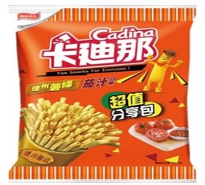 卡迪那德州薯條-茄汁口味(小包裝18gX24包/箱)
