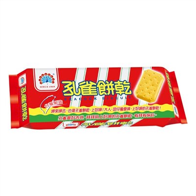 大孔雀餅乾-原味135g