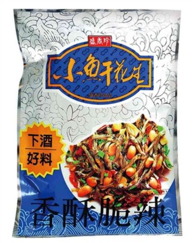盛香珍-小魚干花生80g