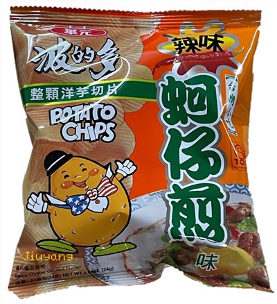 華元波的多洋芋片-蚵仔煎辣味(17gX20包/箱)