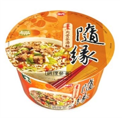 味丹-隨緣素肉骨茶湯麵(86g*12碗/箱)