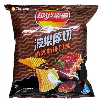 樂事波樂香烤肋排口味洋芋片34g