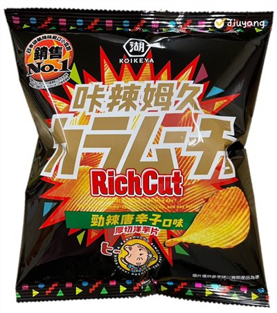 咔辣姆久厚切洋芋片-勁辣唐辛子口味32g