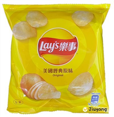樂事美國經典原味洋芋片(全素)17gX24入