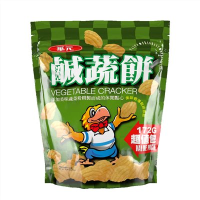 華元鹹蔬餅172g