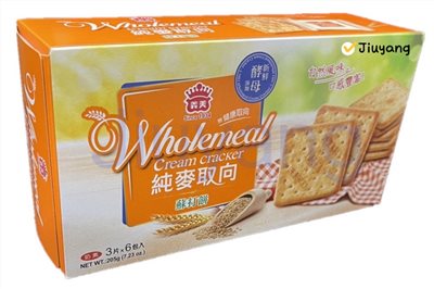 義美純麥取向蘇打餅乾205g