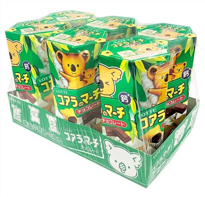 LOTTE小熊餅乾-巧克力(37gx6盒)