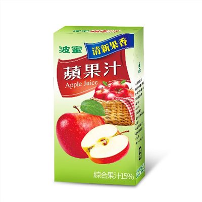 波蜜蘋果汁(300mlX24入/箱)