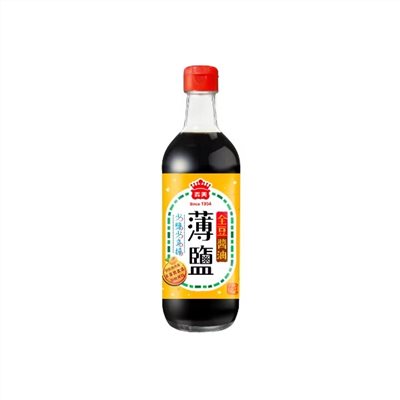 義美全豆純釀造薄鹽醬油420ml