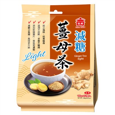 義美減糖薑母茶180g