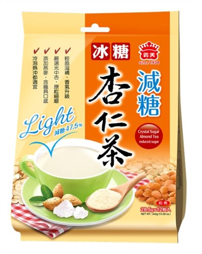 義美冰糖杏仁茶(減糖)342g