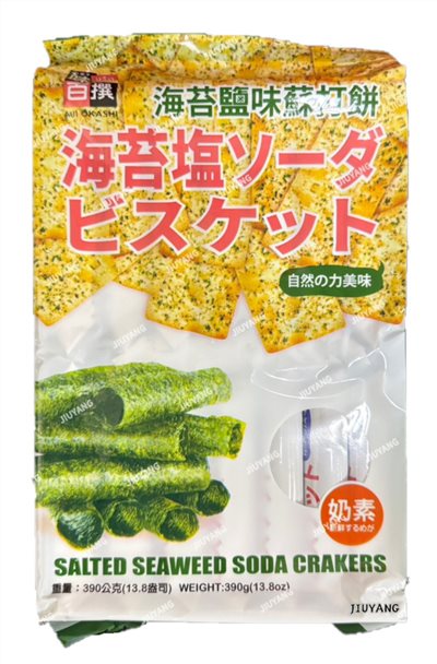 味覺百撰海苔鹽味蘇打餅390g