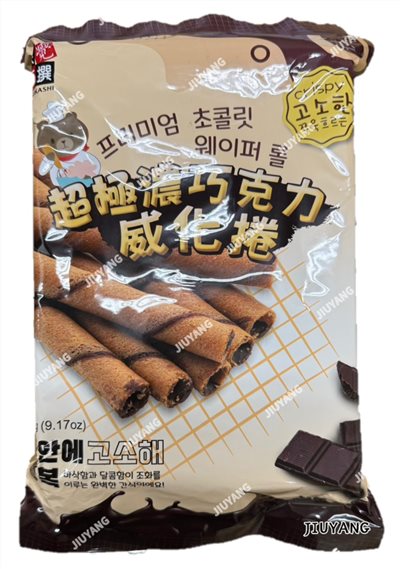 味覺百撰超極濃巧克力威化捲260g