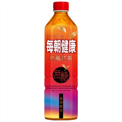 每朝健康無糖熟藏紅茶(650ml*24入/箱)