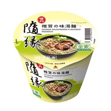 味丹-隨緣和風精進料理椎茸之味杯麵60g