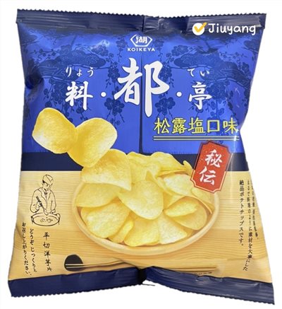 湖池屋料都亭平切洋芋片-松露鹽口味31gⅩ10包