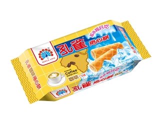 孔雀捲心餅-咖啡口味63g(奶蛋素)