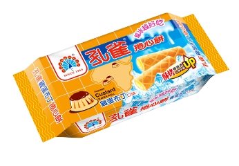 孔雀捲心餅-雞蛋布丁口味63g