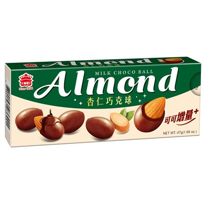 義美杏仁巧克球(可可增量)(47gX10入)