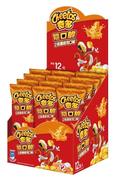 奇多隨口脆-2倍濃起司口味玉米脆(28gX12入/盒)