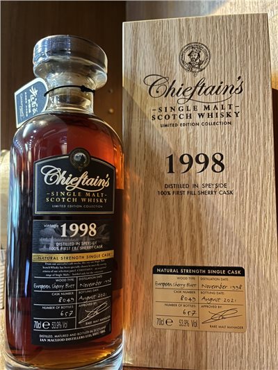 老酋長 1988 初次雪莉原酒