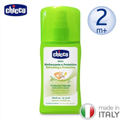 chicco 草本防蚊噴液100ml 2m+